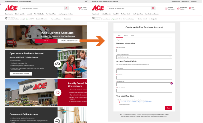B2B Home Page