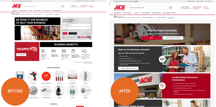 B2B Home Page