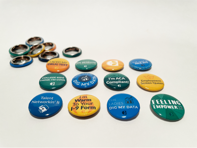 Trade Show Buttons