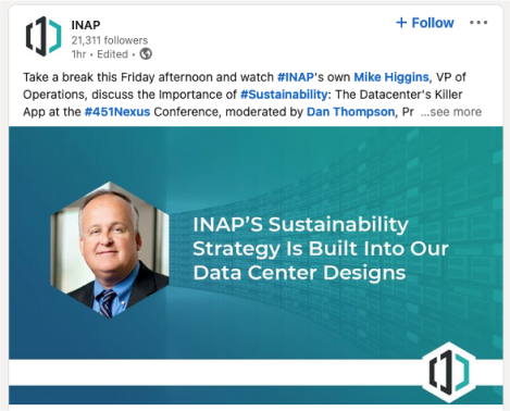 INAP Social Media