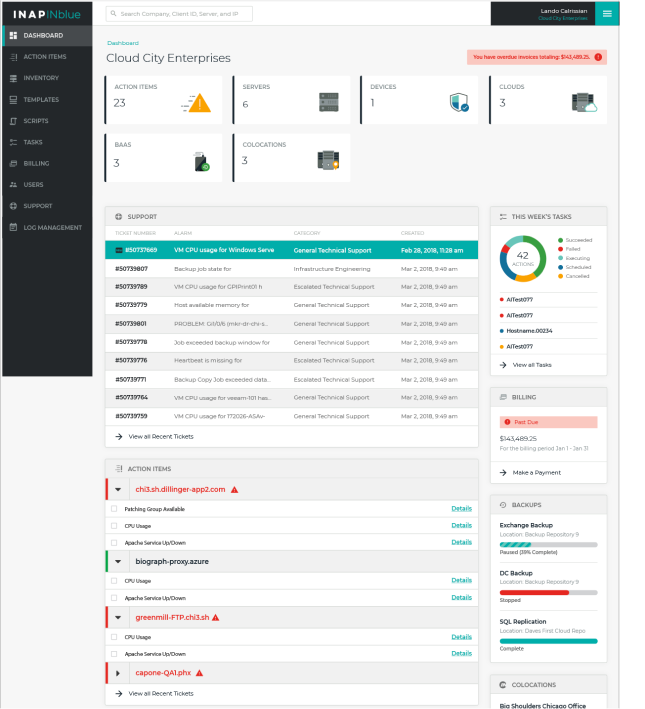 INAP User Portal