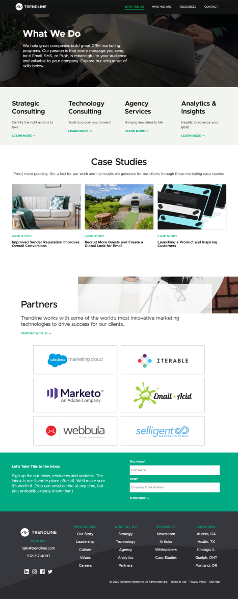 Trendline Website Redesign