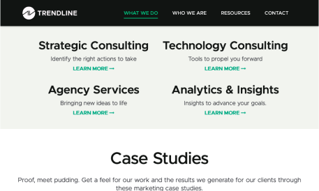 Trendline Website Redesign
