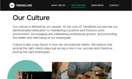 Trendline Website Redesign