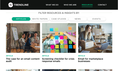 Trendline Website Redesign
