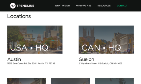 Trendline Website Redesign